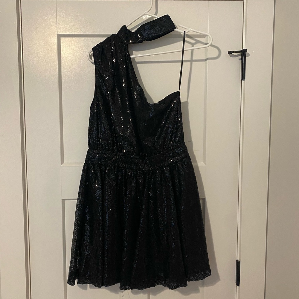 DO+BE Black Sequin Glam Dress